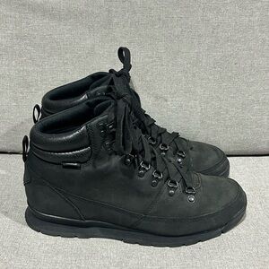 The North Face Men's Black Leather Boots